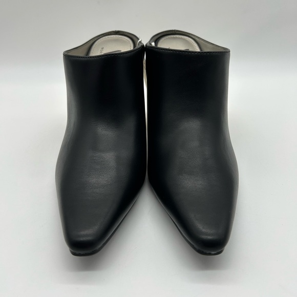 Worthington Nelda Black Gold Heel Mules Sz 8M Block Heel Pumps | New with Box - Picture 5 of 10